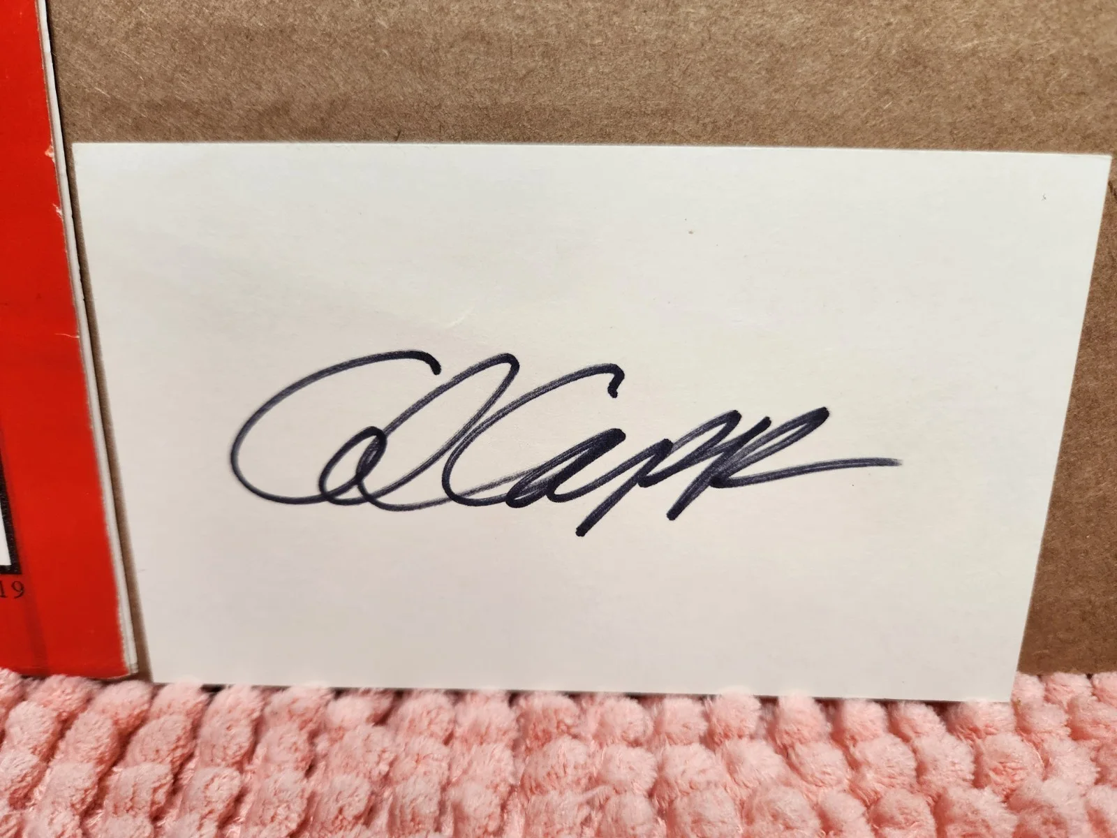 AL CAPP — Al Capp AUTOGRAPH Index Card & 1950 Time Magazine Cover AL Capp Cartoonist, изображение 2