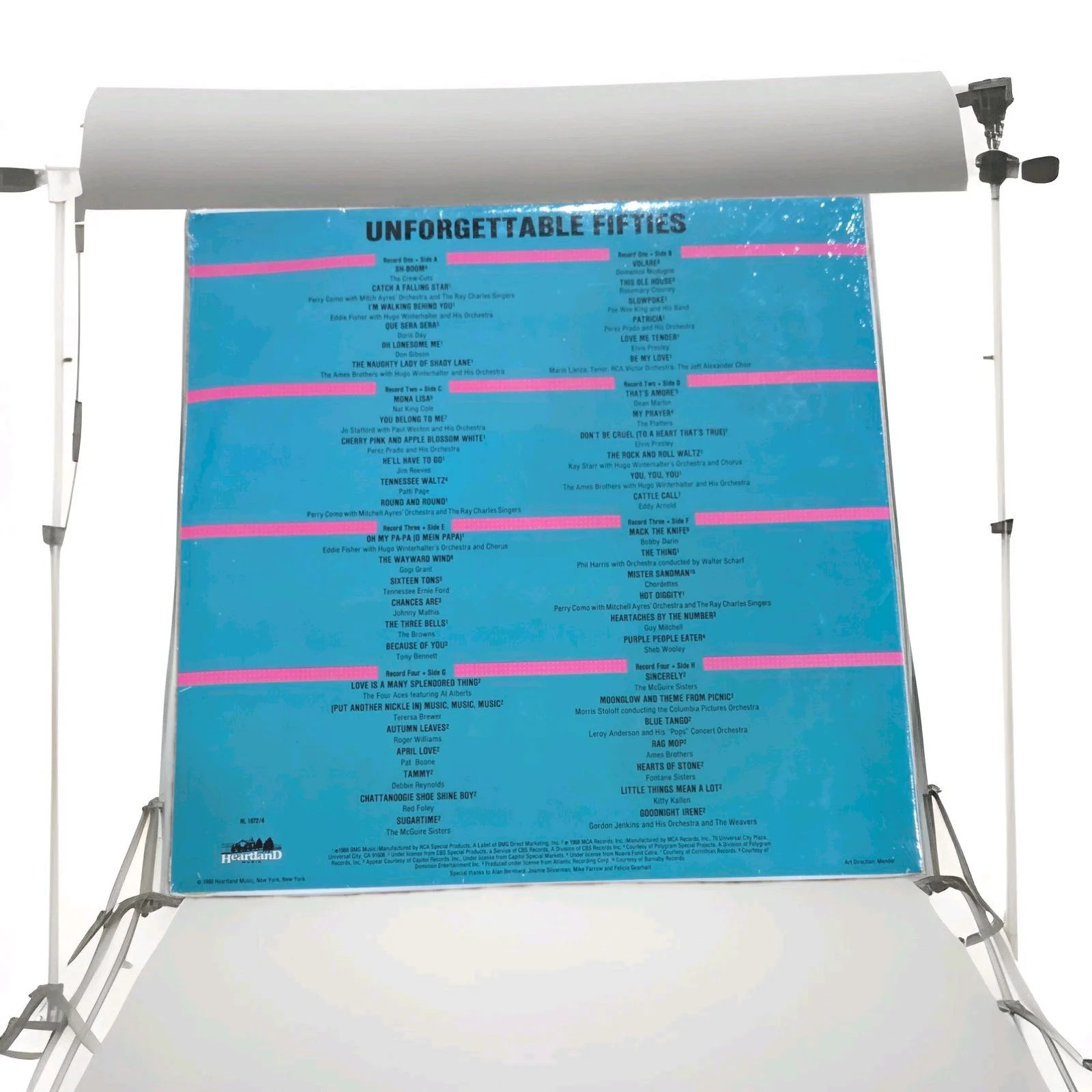Unforgettable Fifties 4LP Set Heartland Music 1988 HL 1072 Sealed Unopened MINT, изображение 2