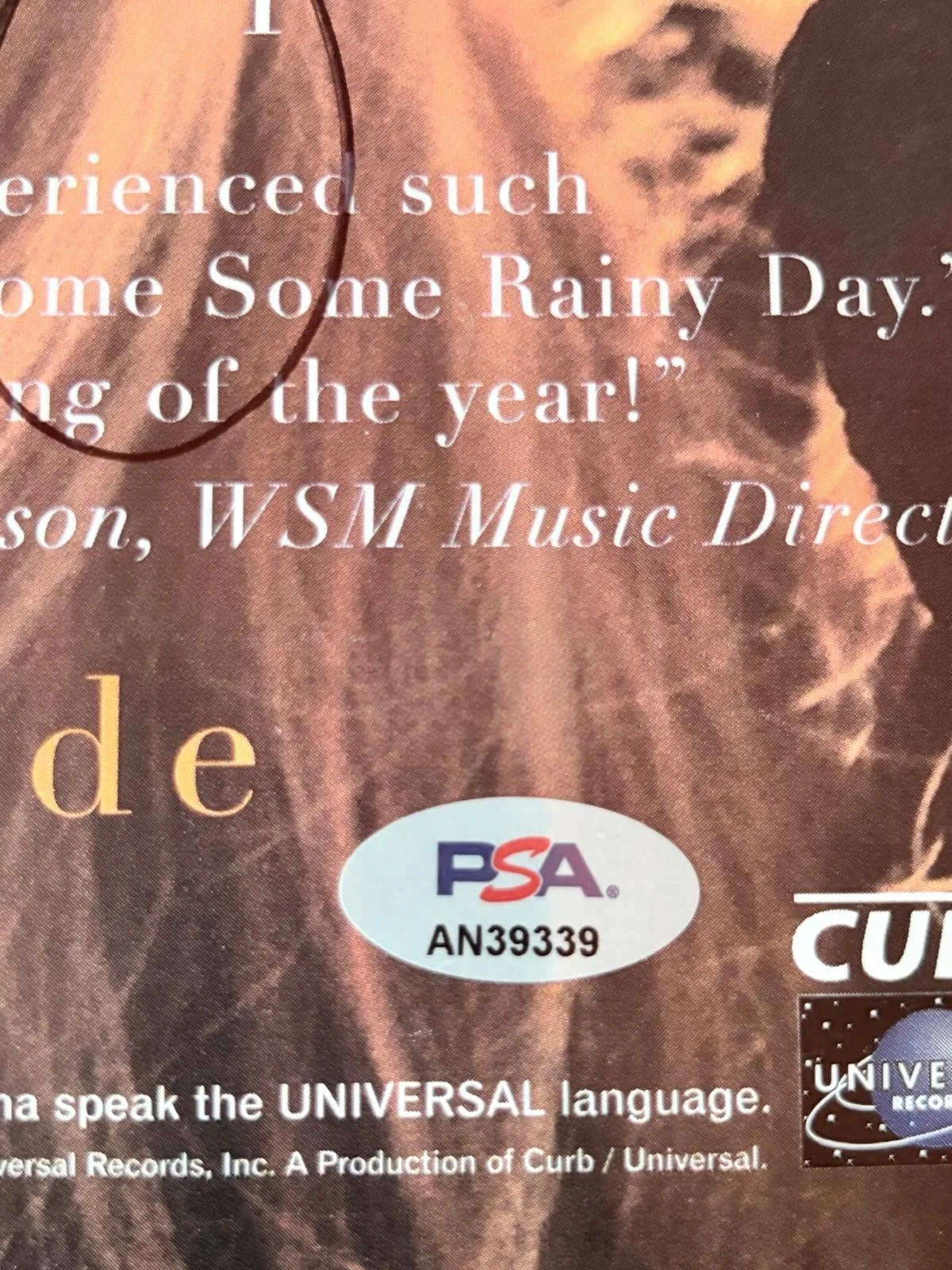 WYNONNA JUDD — WYNONNA JUDD SIGNED AUTOGRAPHED 11X14 MAGAZINE PAGE COME SOME RAINY DAY PSA, изображение 3
