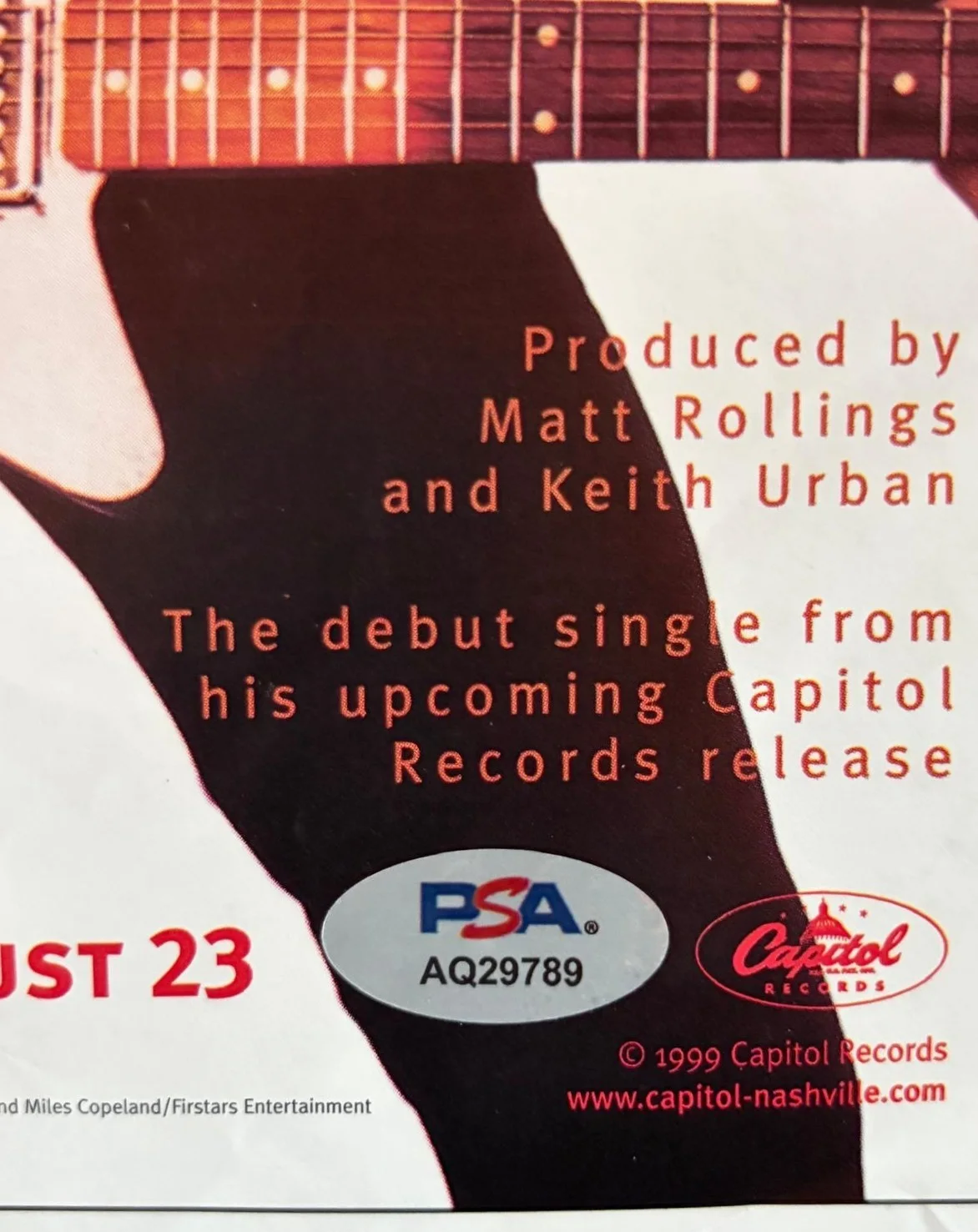 Keith Urban — KEITH URBAN SIGNED AUTOGRAPH 11X14 MAGAZINE PAGE IT'S A LOVE THING COUNTRY PSA A, изображение 3
