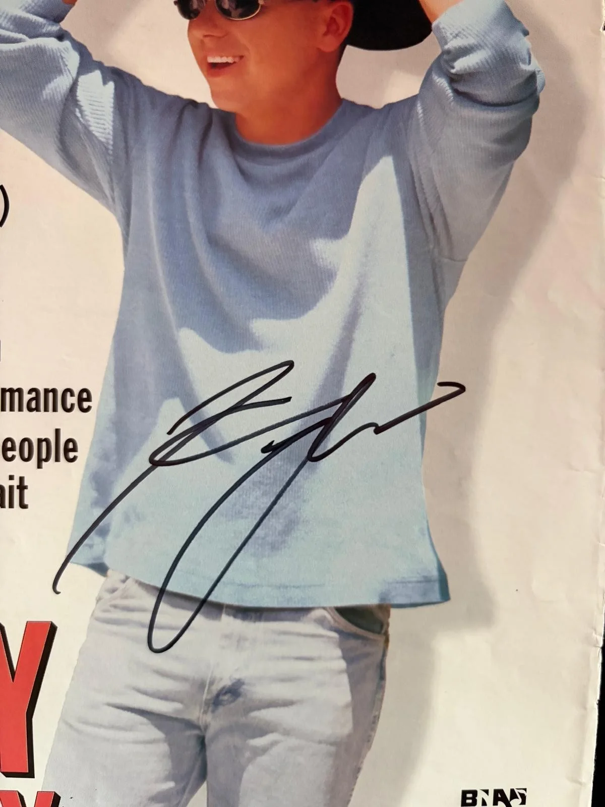 Kenny Chesney — KENNY CHESNEY SIGNED AUTOGRAPHED 11X14 MAGAZINE PAGE VINTAGE COUNTRY MUSIC PSA, изображение 2