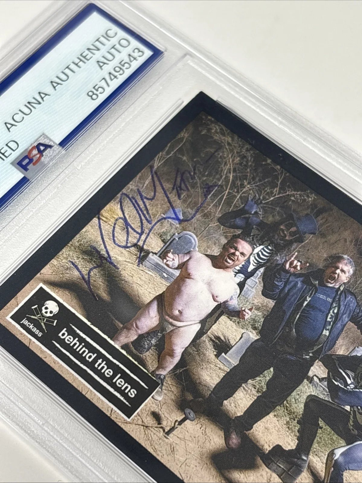 Jason Acuna Wee Man — Jason Acuna Wee Man Signed 2022 Zero Cool IP Auto PSA/DNA Jackass, image 2
