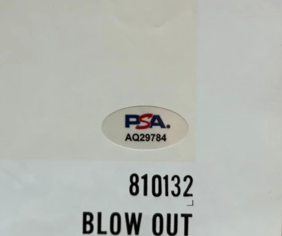 John Lithgow — JOHN LITHGOW SIGNED AUTOGRAPHED BLOW OUT FULL MOVIE POSTER JOHN TRAVOLTA PSA A, изображение 3