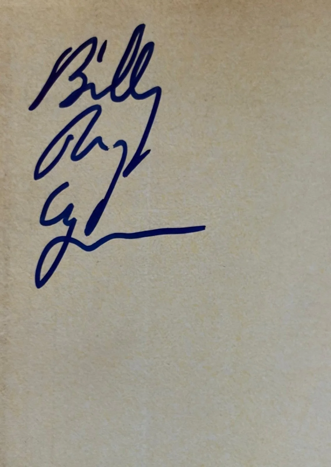 Billy Ray Cyurs — BILLY RAY CYRUS SIGNED AUTOGRAPHED POSTER ACHY BREAKY HEART RARE VINTAGE PSA G, image 2