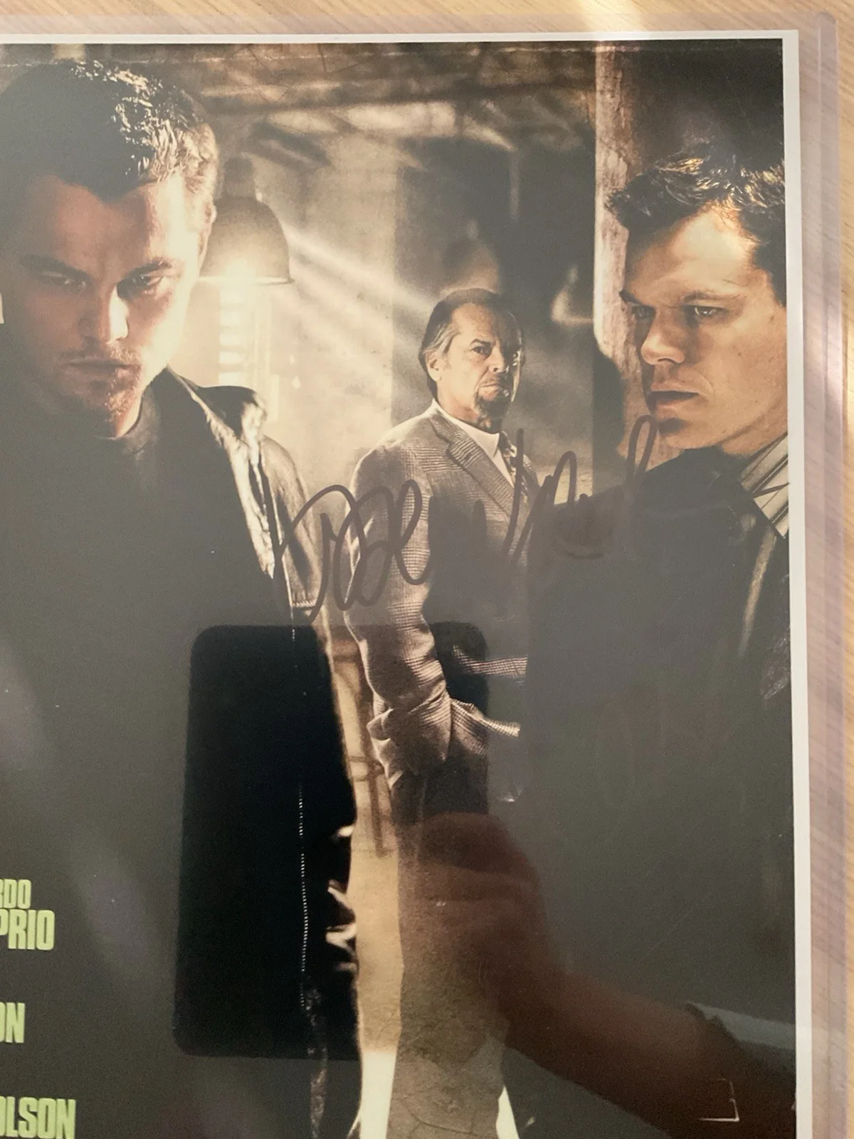 The Departed Autographed Poster With Certificate 11x17, image 2