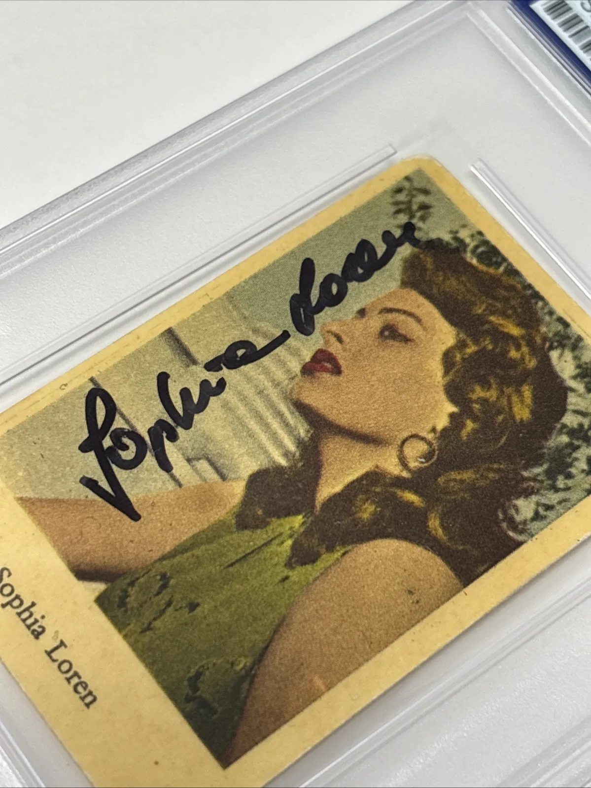 Sophia Loren — Sophia Loren - AUTOGRAPHED TRADING CARD - PSA/DNA Certified, изображение 2