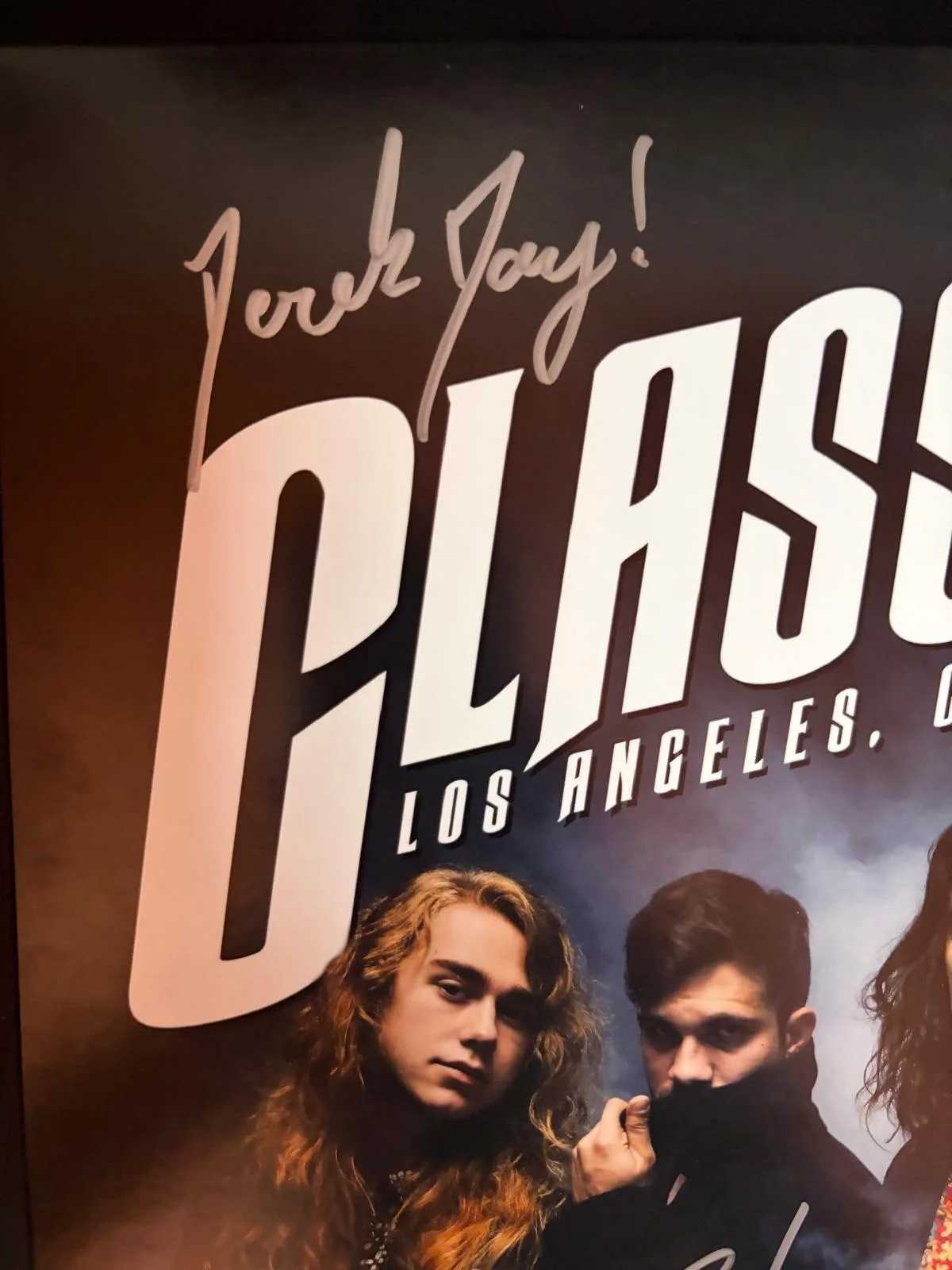 DEREK, FRANCO, CHUCK, DANE, GRIFFIN — CLASSLESS ACT X5 SIGNED ALBUM COVER DAY GRAVANTE MCKISSOCK PIEPER TUCKER PSA, изображение 2