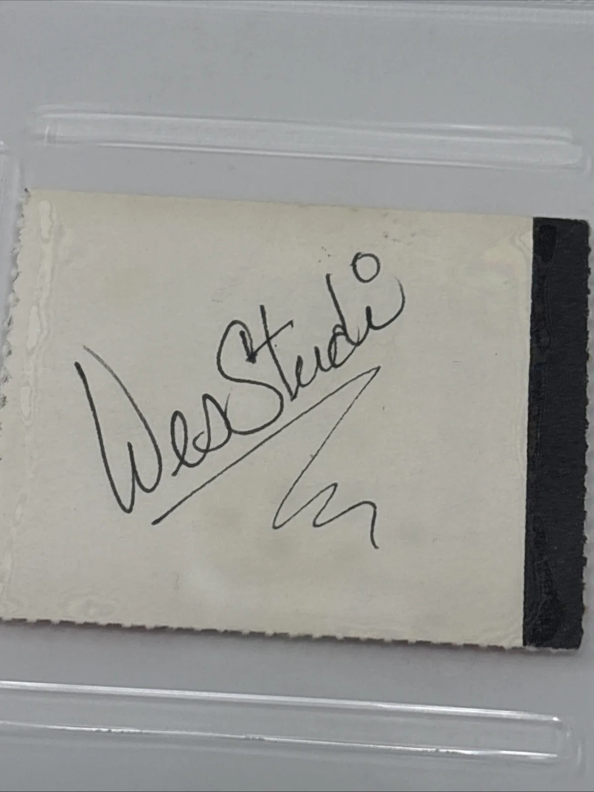 Wes Studi — Wes Studi Signed Dances With Wolves Movie Ticket PSA DNA Rare!, image 2