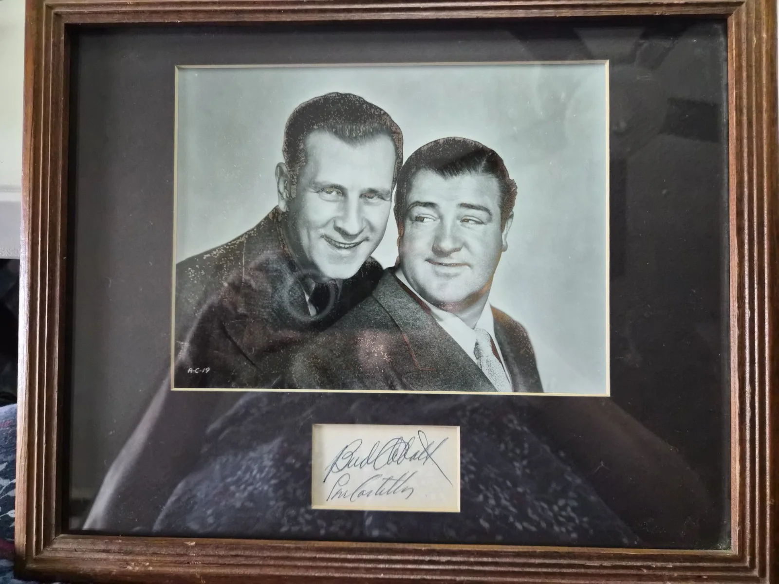 Abbott and Costello — Abbott And Costello Autograph And Other