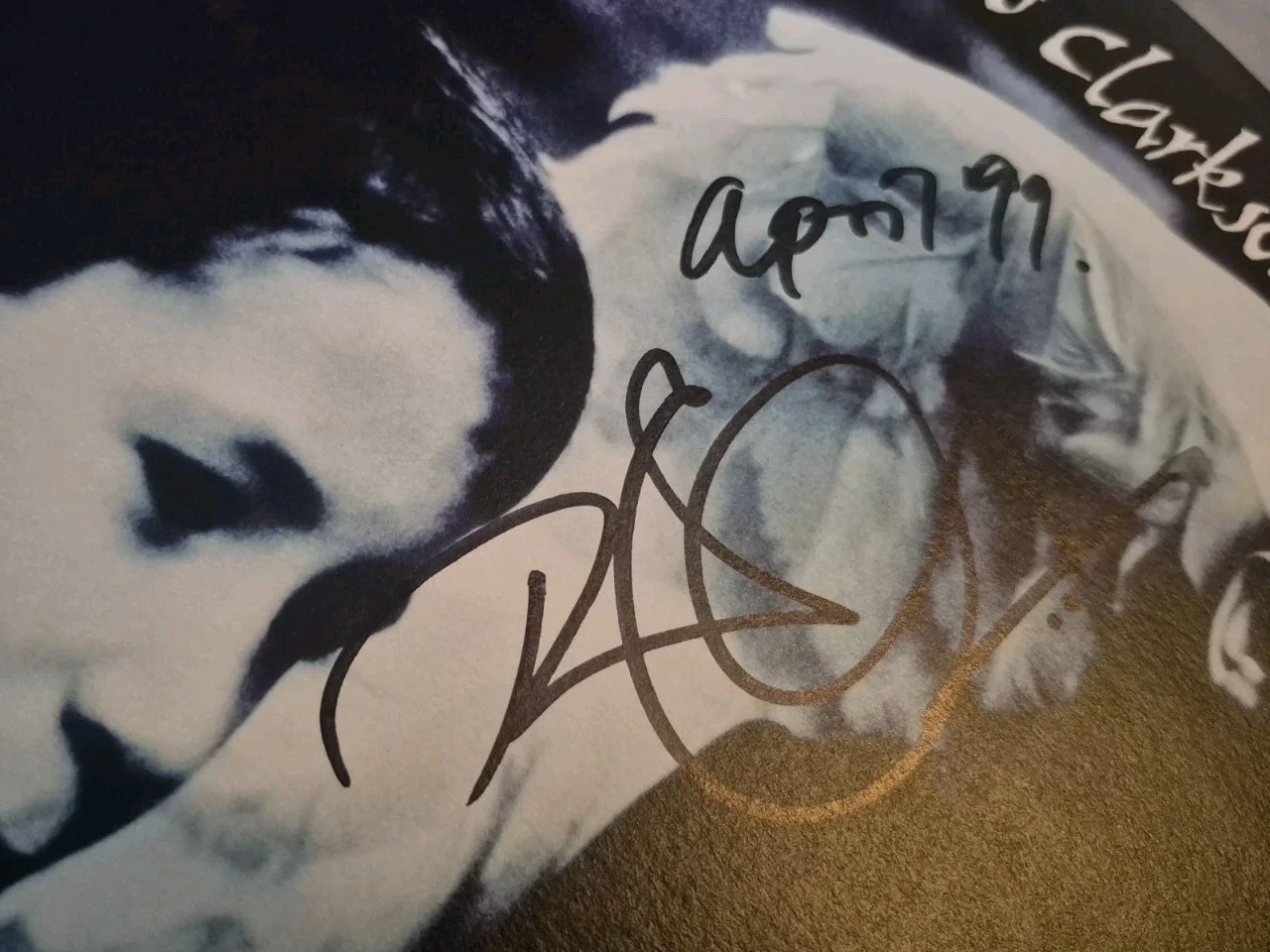 Robert Plant Led Zeppelin Signed Autographed Lp Walking Into Clarksdale Rare..., изображение 3