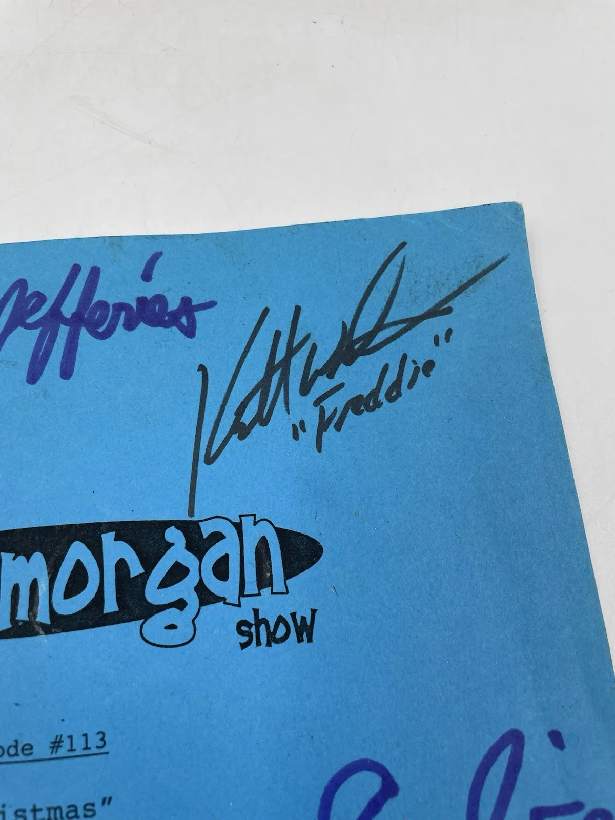 Tracy Morgan, Katt Williams, John Witherspoon — Tracy Morgan Show Autographed Script Tracy Morgan Katt Williams John Witherspoon, image 3