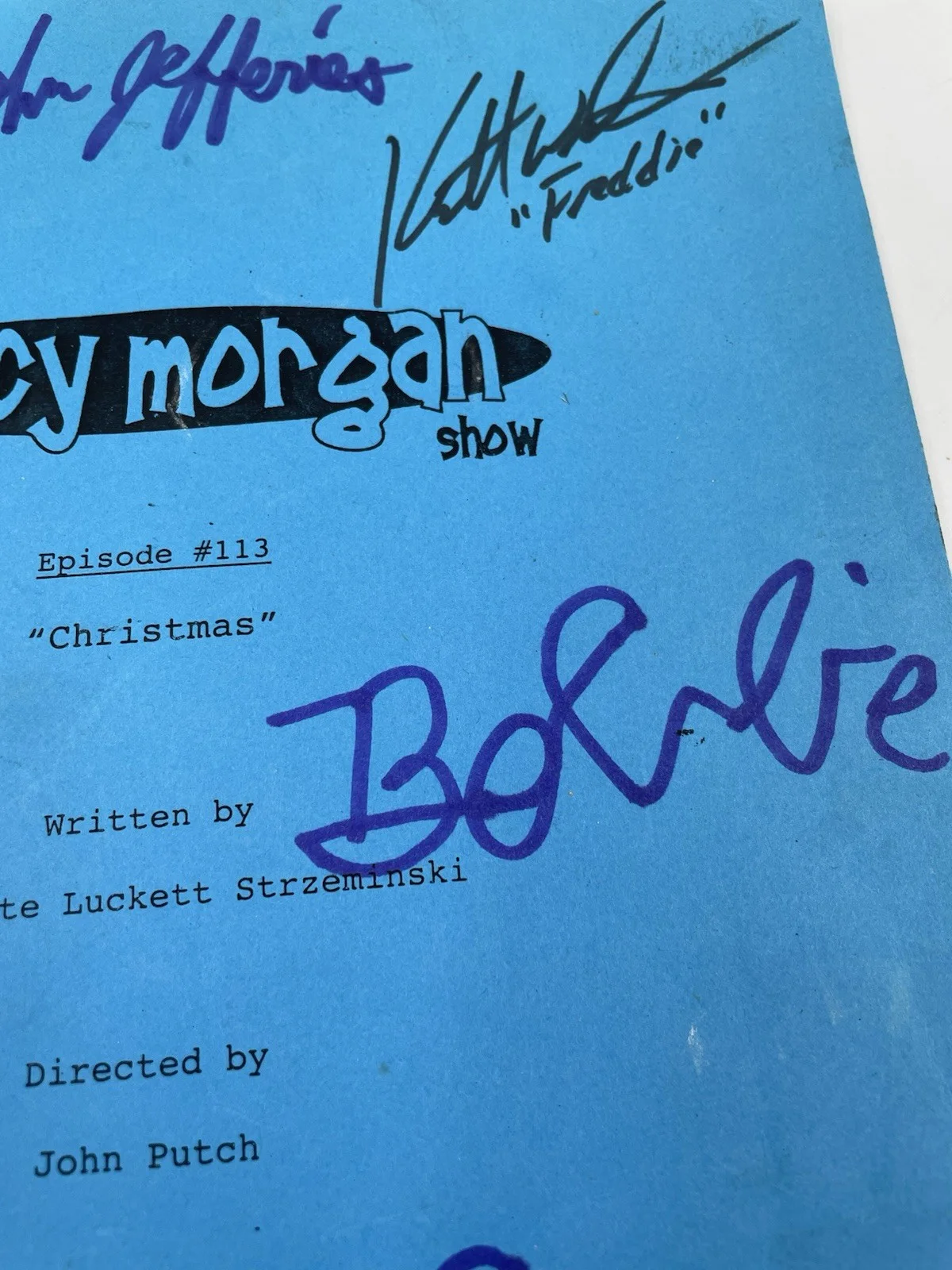 Tracy Morgan, Katt Williams, John Witherspoon — Tracy Morgan Show Autographed Script Tracy Morgan Katt Williams John Witherspoon, image 4
