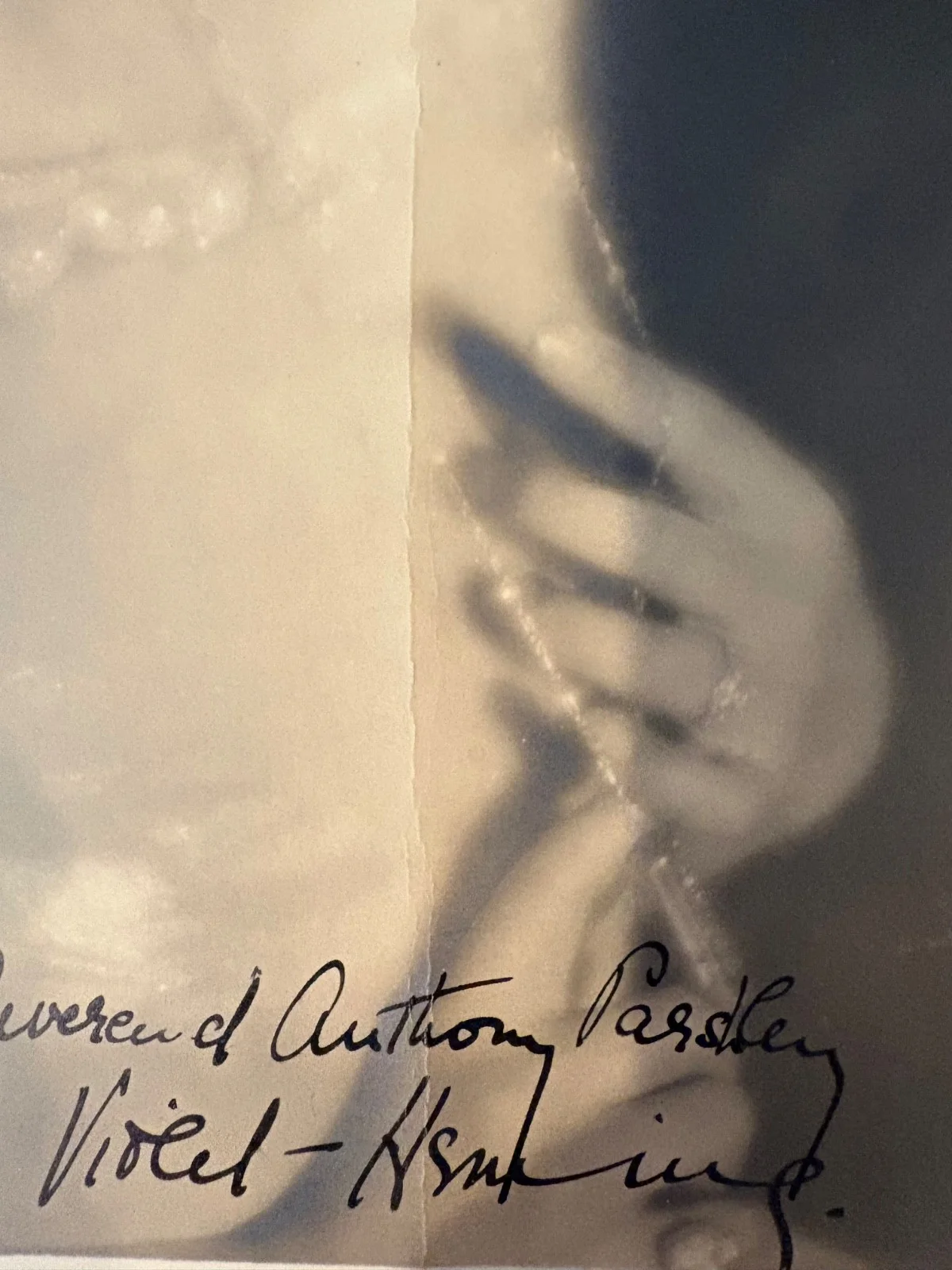 Violet Heming — Violet Heming, autographed publicity photo, damaged, 8x10, изображение 5