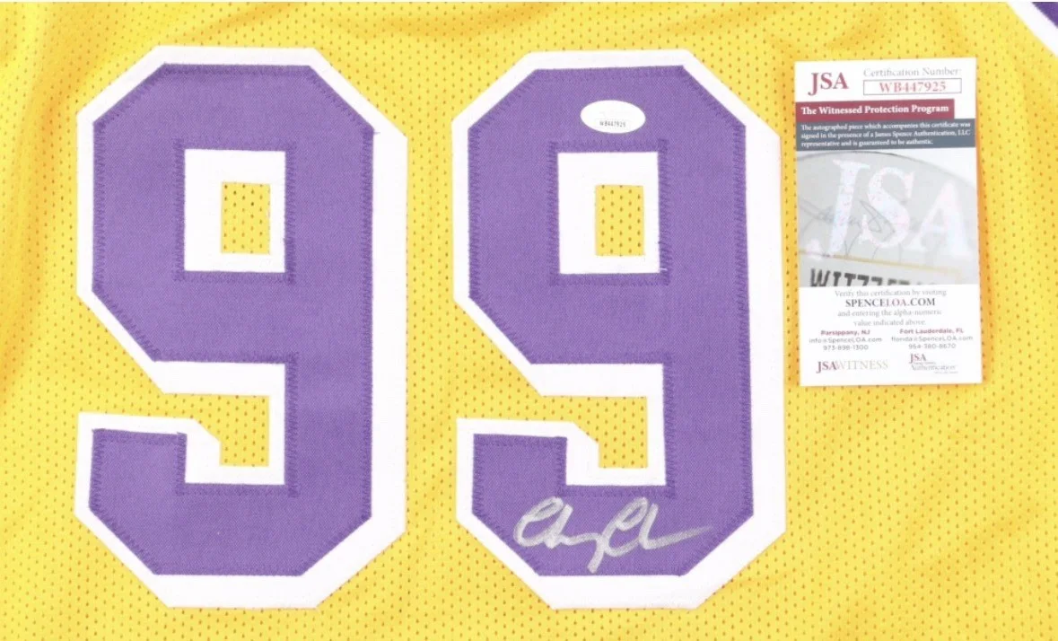 CHEVY CHASE signed (FLETCH) Los Angeles Lakers Custom #99 basketball jersey JSA, изображение 3