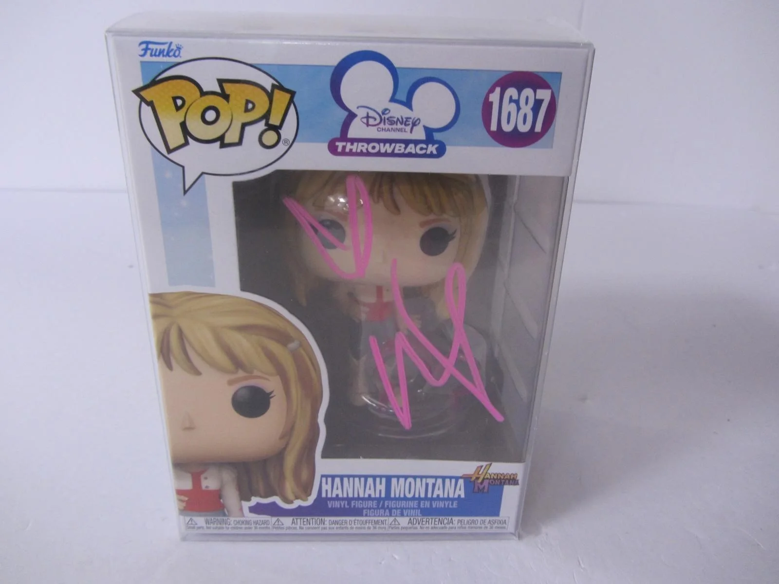 Miley Cyrus — Miley Cyrus "Hannah Montana" AUTOGRAPH Signed 1687 Funko Pop Vinyl Figure B ACOA, изображение 2