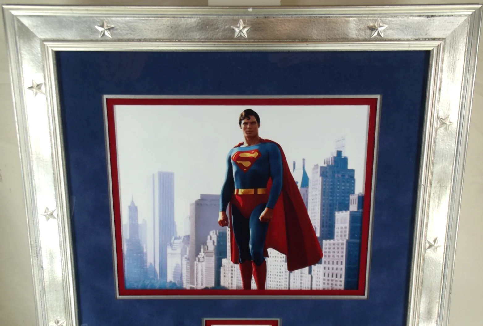 Christopher Reeve — Christopher Reeve Superman Signed Autograph Framed Display PSA Authenticated, image 3