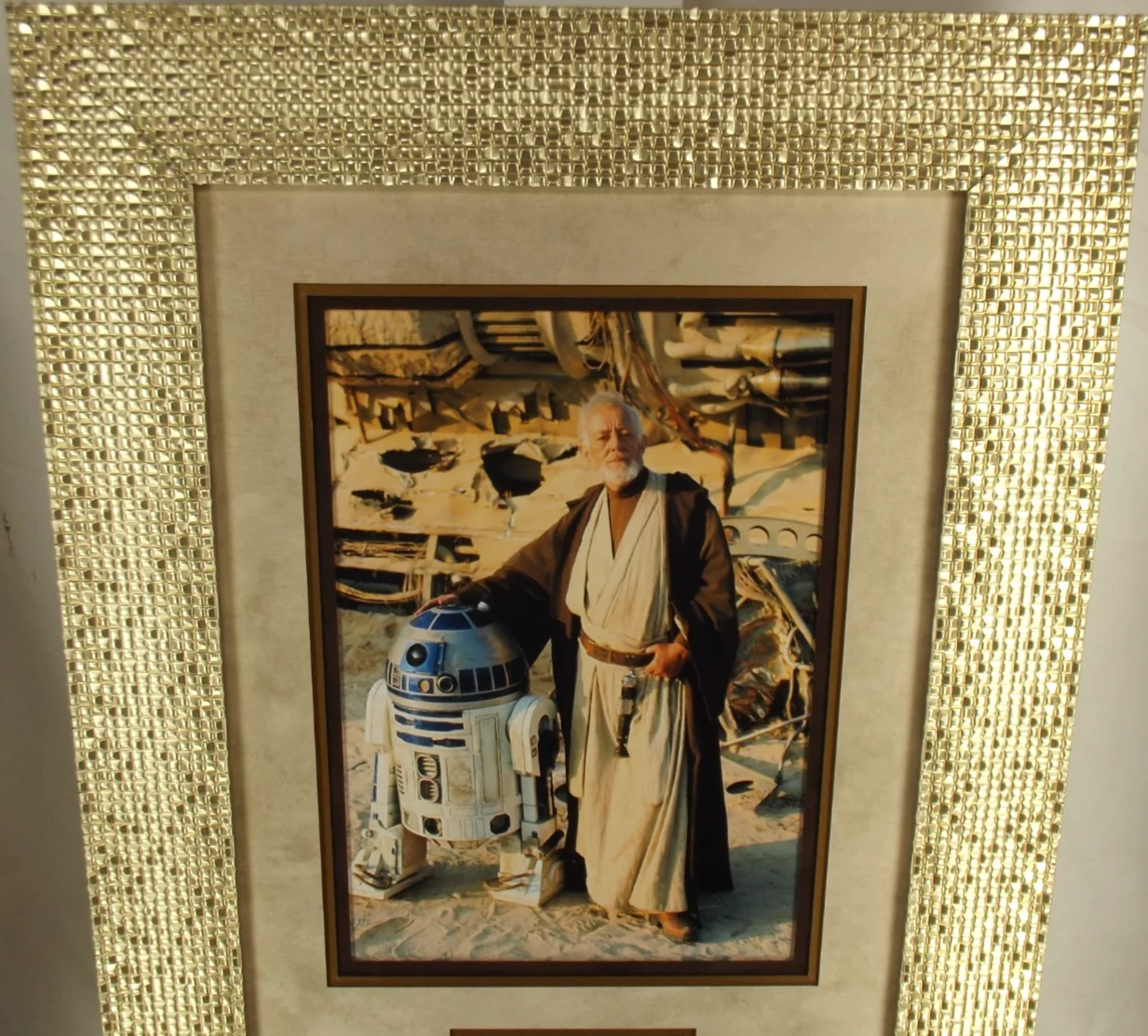 Alex Gunness — Alex Guinness 'Obi-Wan-Kenobi Star Wars' Signed Framed Display PSA Authenticated, image 2