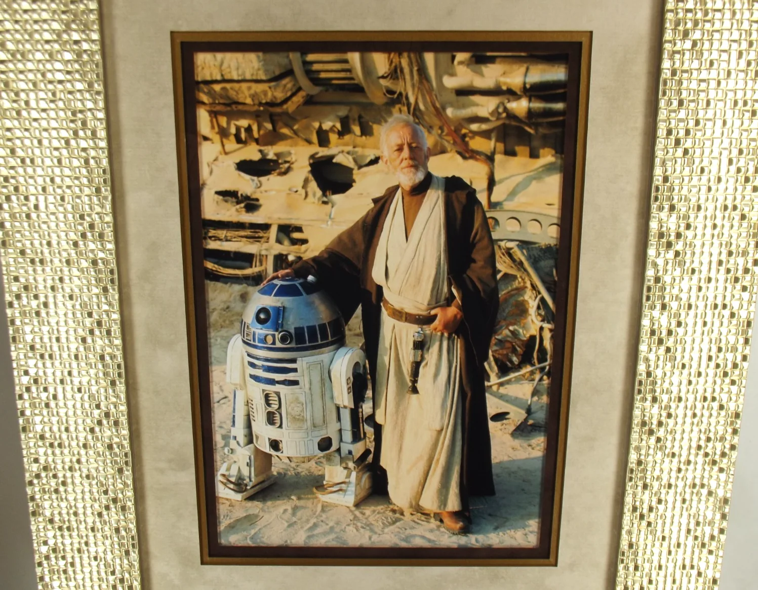 Alex Gunness — Alex Guinness 'Obi-Wan-Kenobi Star Wars' Signed Framed Display PSA Authenticated, image 3