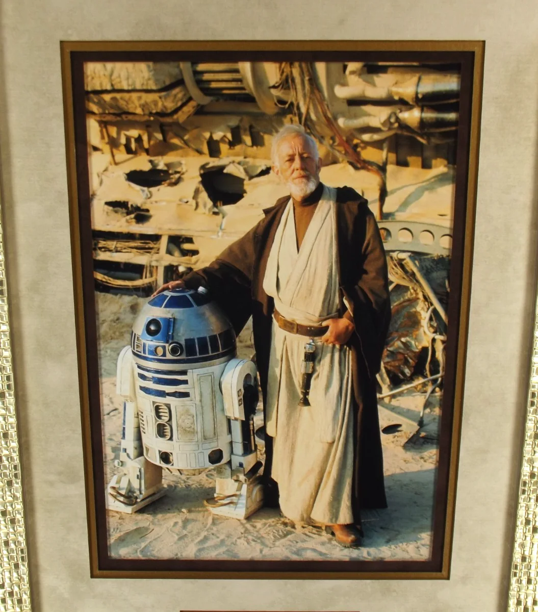 Alex Gunness — Alex Guinness 'Obi-Wan-Kenobi Star Wars' Signed Framed Display PSA Authenticated, image 4
