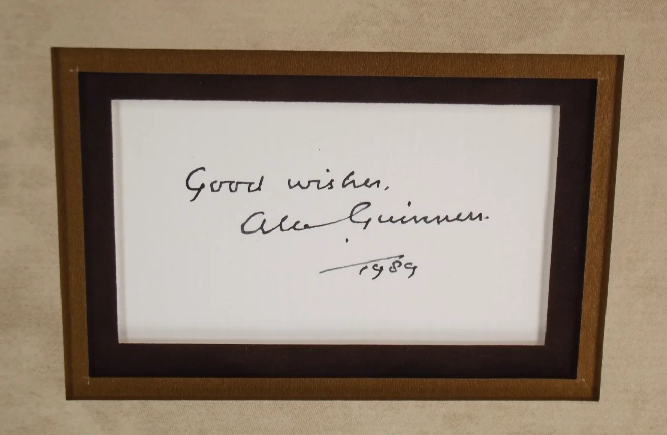 Alex Gunness — Alex Guinness 'Obi-Wan-Kenobi Star Wars' Signed Framed Display PSA Authenticated, image 5