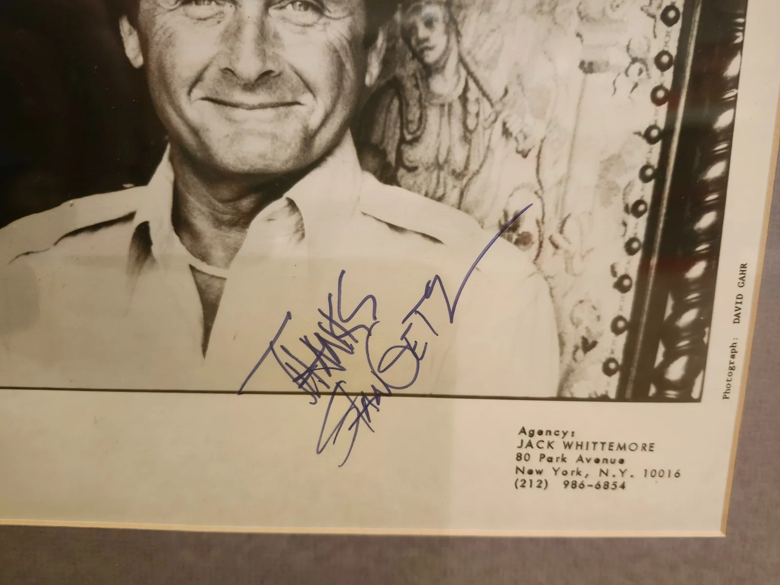 Stan Getz — Stan Getz Signed Autograph Photo Jazz Tenor Saxophonist Bossa Nova Framed 16x14, image 2