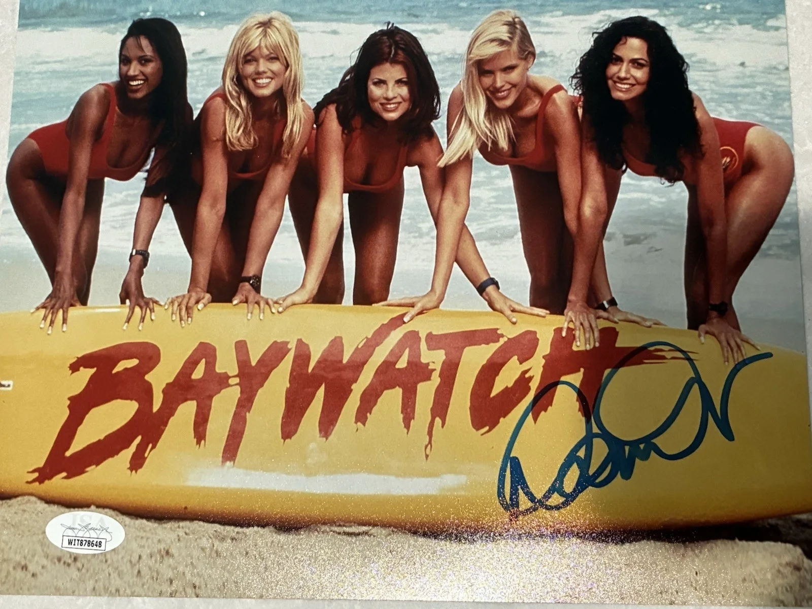 Donna D'Errico — DONNA D'ERRICO SIGNED 8X10 BEAUTIFUL SEXY BAYWATCH ACTRESS PLAYBOY PLAYMATE JSA, изображение 2