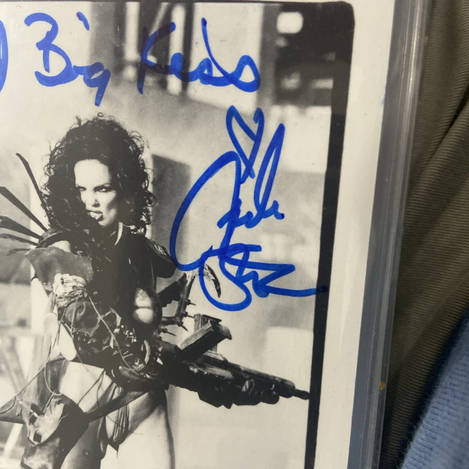 JULIE STRAIN — JULIE STRAIN Signed Promo For Her Fan Club Heavy Metal - B Movie actress Hottie, изображение 2