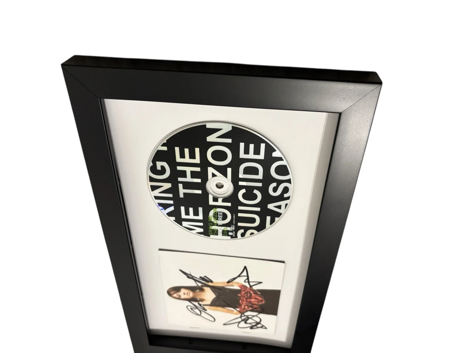 BRING ME THE HORIZON SIGNED AUTOGRAPH x4 SUICIDE SEASON FRAMED CD OLI +3 JSA COA, изображение 5