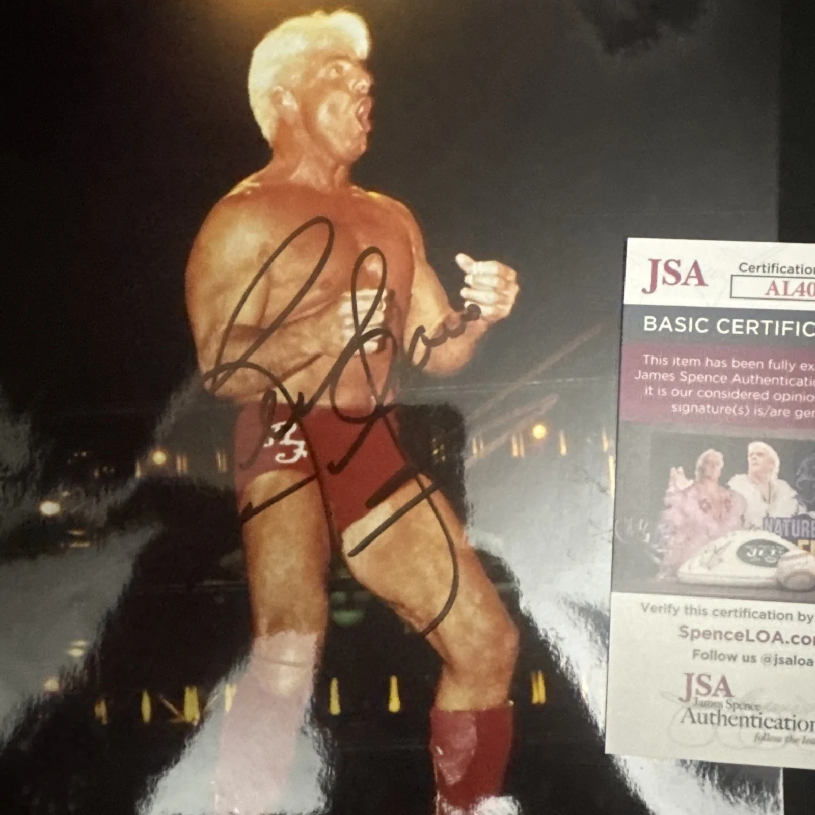 Ric Flair — WWE Signed 8x10 Photo Ric Flair W/ COA JSA, image 2