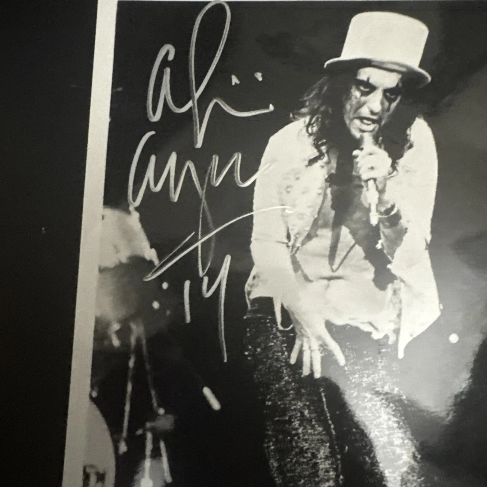 Alice Cooper Signed Original Vintage 8"x10" Promo Photo JSA COA, изображение 4