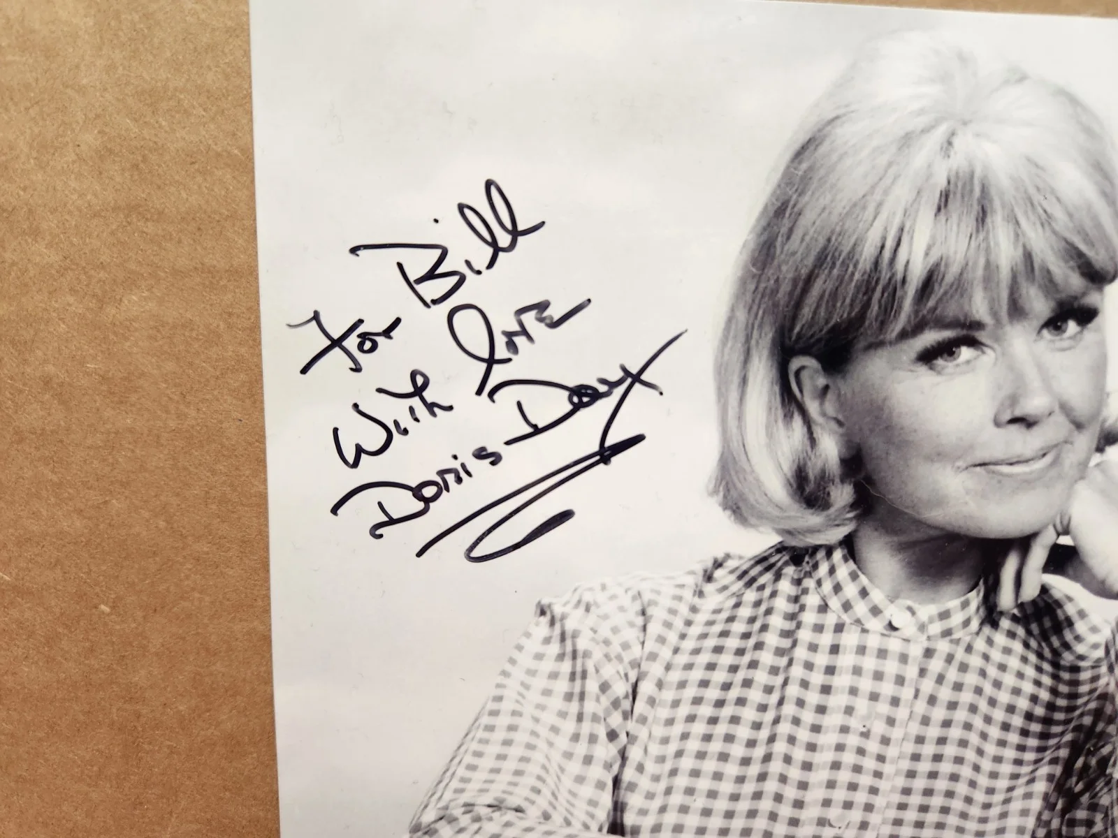 Doris Day AUTOGRAPH Hand SIGNED Photo Photo Black & White 8x10 Doris Day, изображение 2
