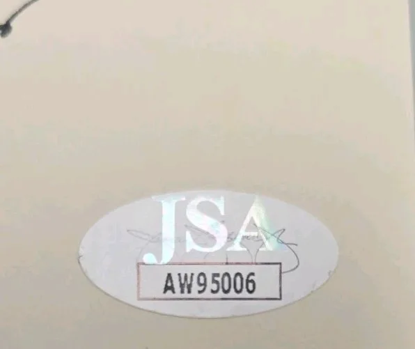 Angie Dickinson — Angie Dickinson Signed Index Card JSA Certified "Ocean's 11" 1960 & 2011 Movies, изображение 2