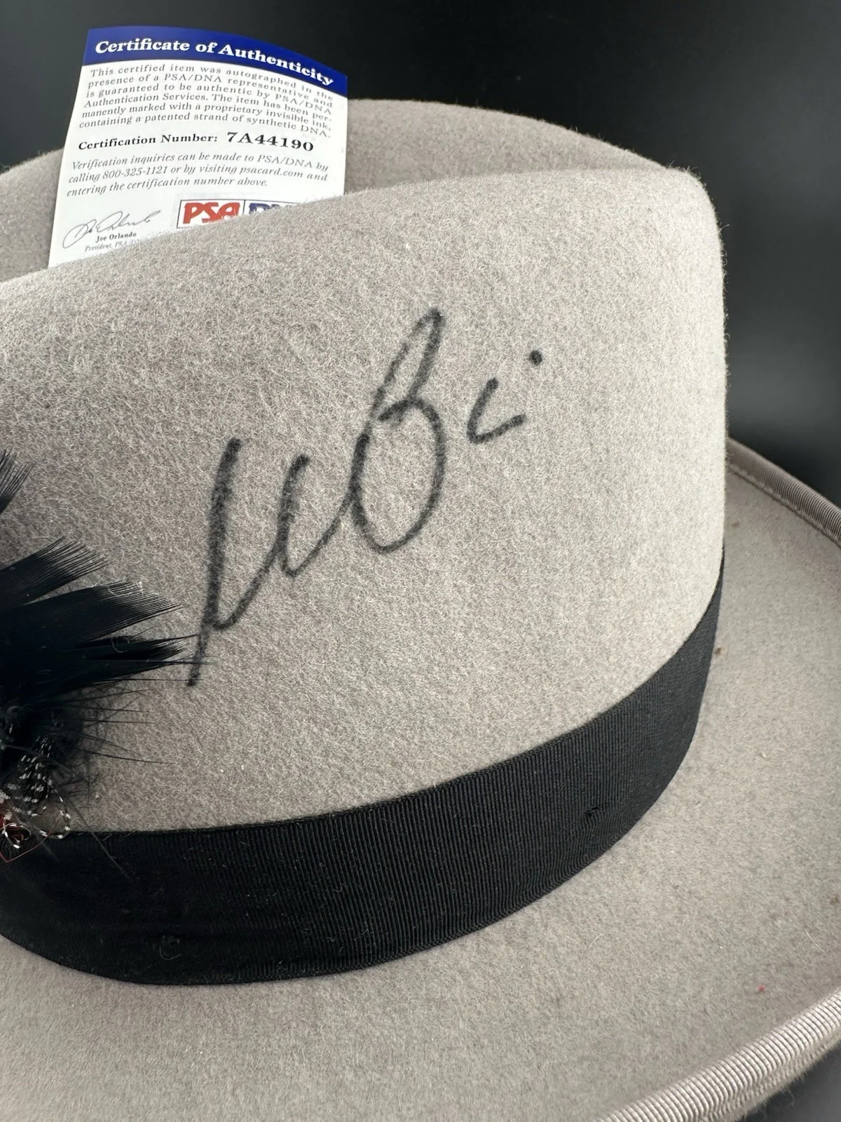 Al Pacino — Al Pacino Signed Autographed Scala Hat PSA DNA Authenticated Godfather, image 2