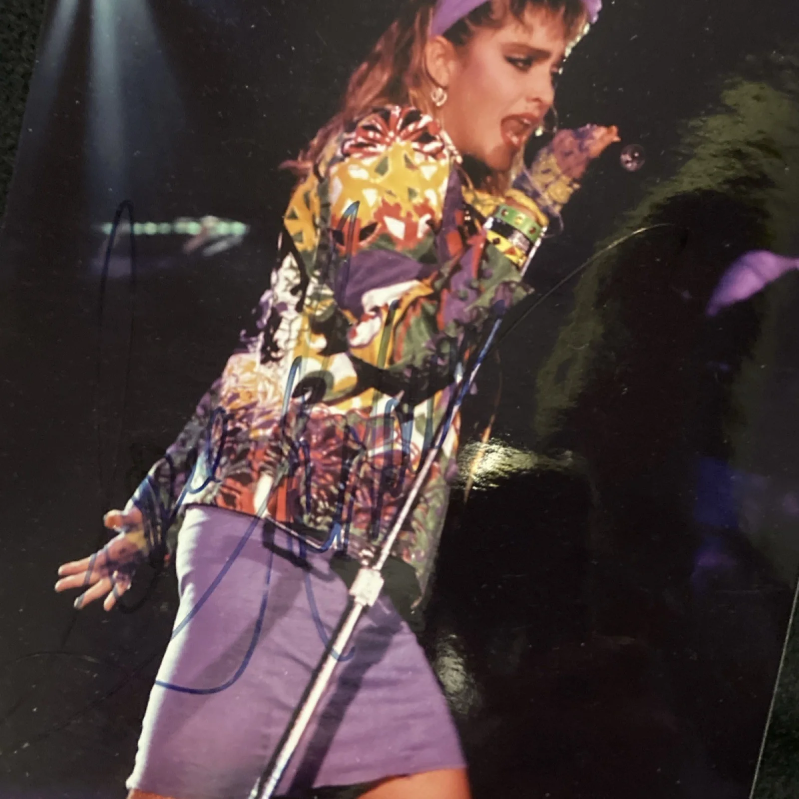Madonna Autographed Singer Live Performance Original Photograph, image 2