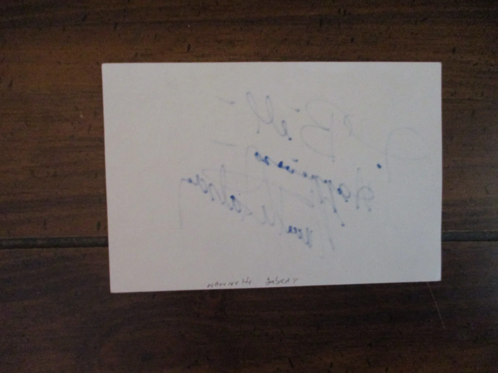 NANETTE FABRAY(Died in 2018)(Love Life/Caesar's Hour)Signed 4" x 6" Index Card, изображение 2