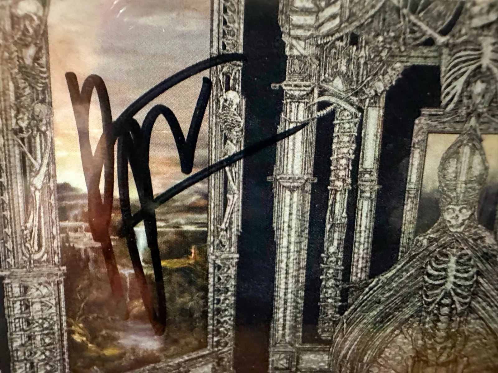 Ghost Tobias Forge SIGNED Skeleta CD Insert PAPA V Emeritus PSA/DNA, image 2