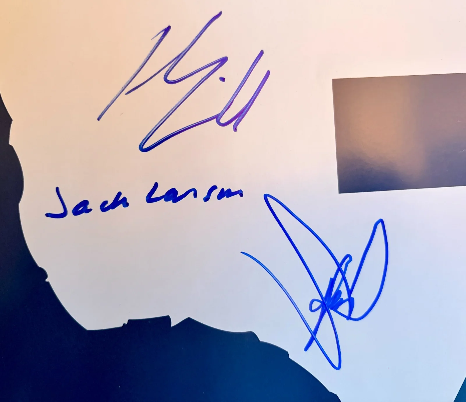 Henry Cavill — Superman 75 Years Comic Con Poster Cast x6 Signed DC Comics Tim Daly PSA/DNA, image 3