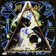 Joe Elliott — Joe Elliott Phil Collen Signed 12x12 Def Leppard Photo JSA ITP, изображение 4