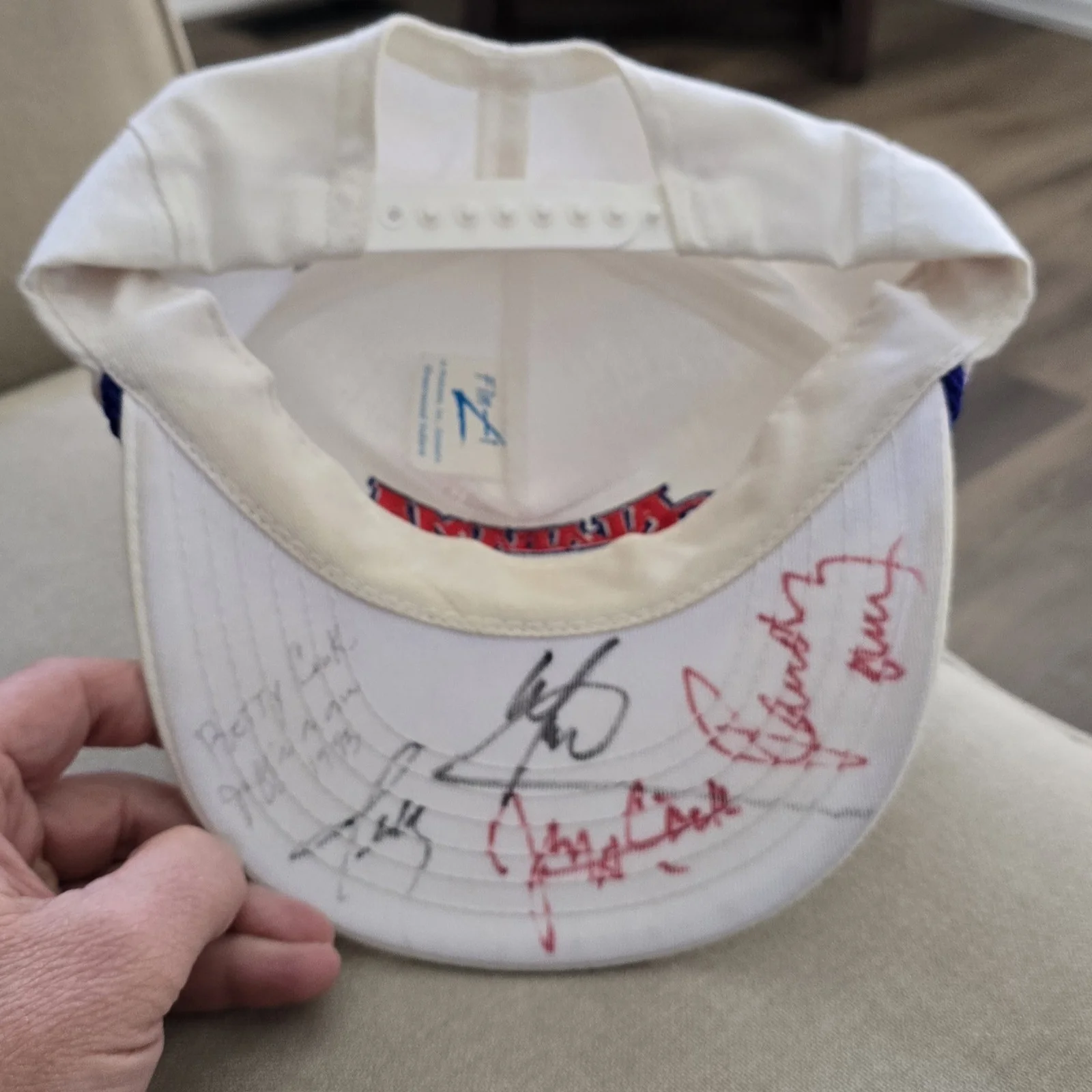 Alabama Band Vintage Hat Signed by all the Band Members, image 2