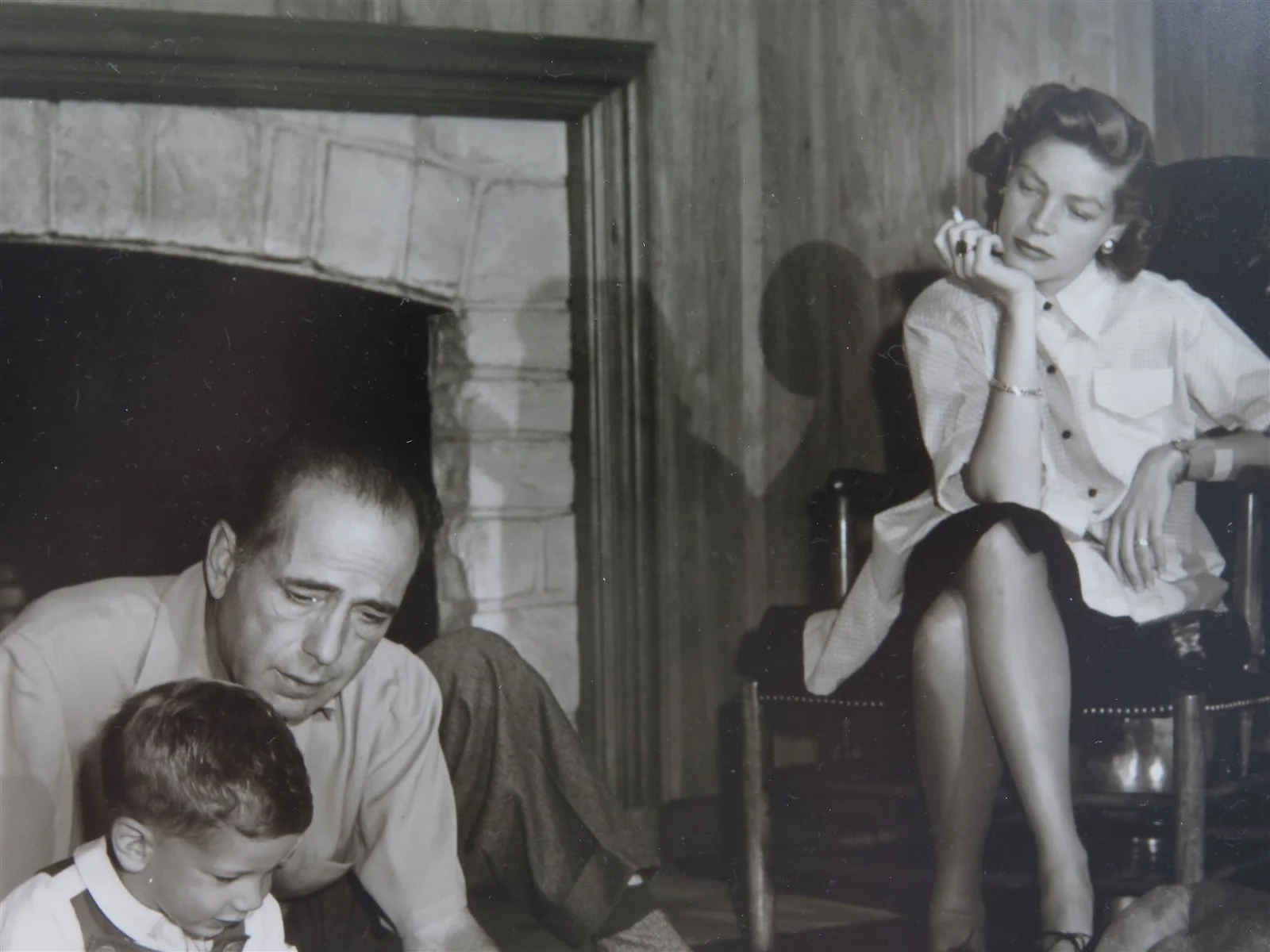 Original Copyrighted Sid Avery Photograph of Humphrey Bogart & Lauren Bacall, image 4