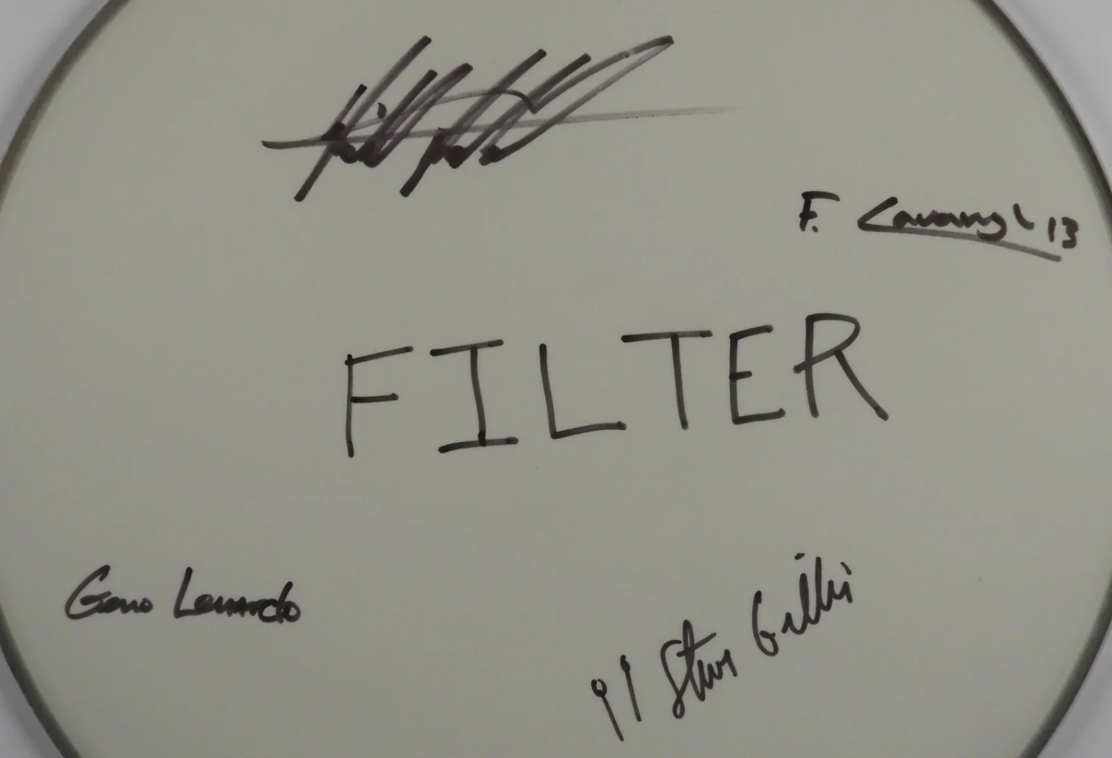 Filter JSA Autograph Signed Drum Head 14", изображение 2