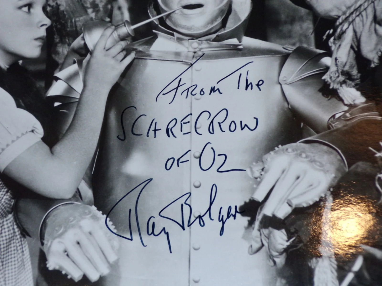 Ray Bolger — NOT Dedicated RAY BOLGER Scarecrow Wizard of Oz SIGNED 8x10 Photo BAS Letter COA, изображение 3