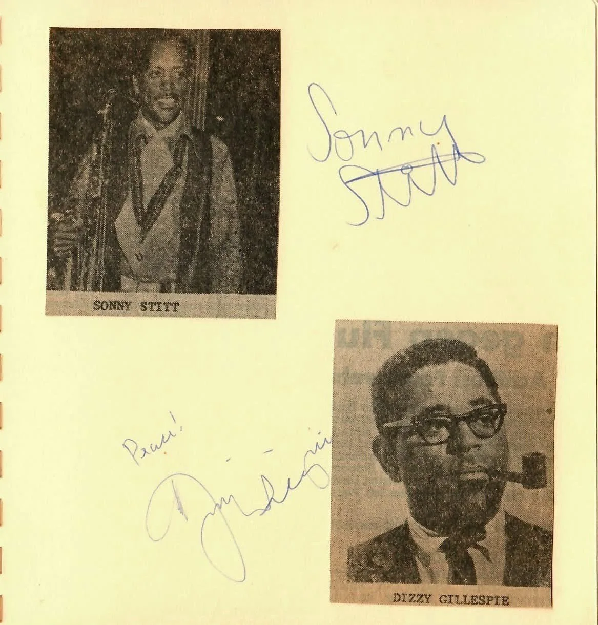 Legendary Jazz Musicians Signed Scrapbook Very Rare Autographs, изображение 2