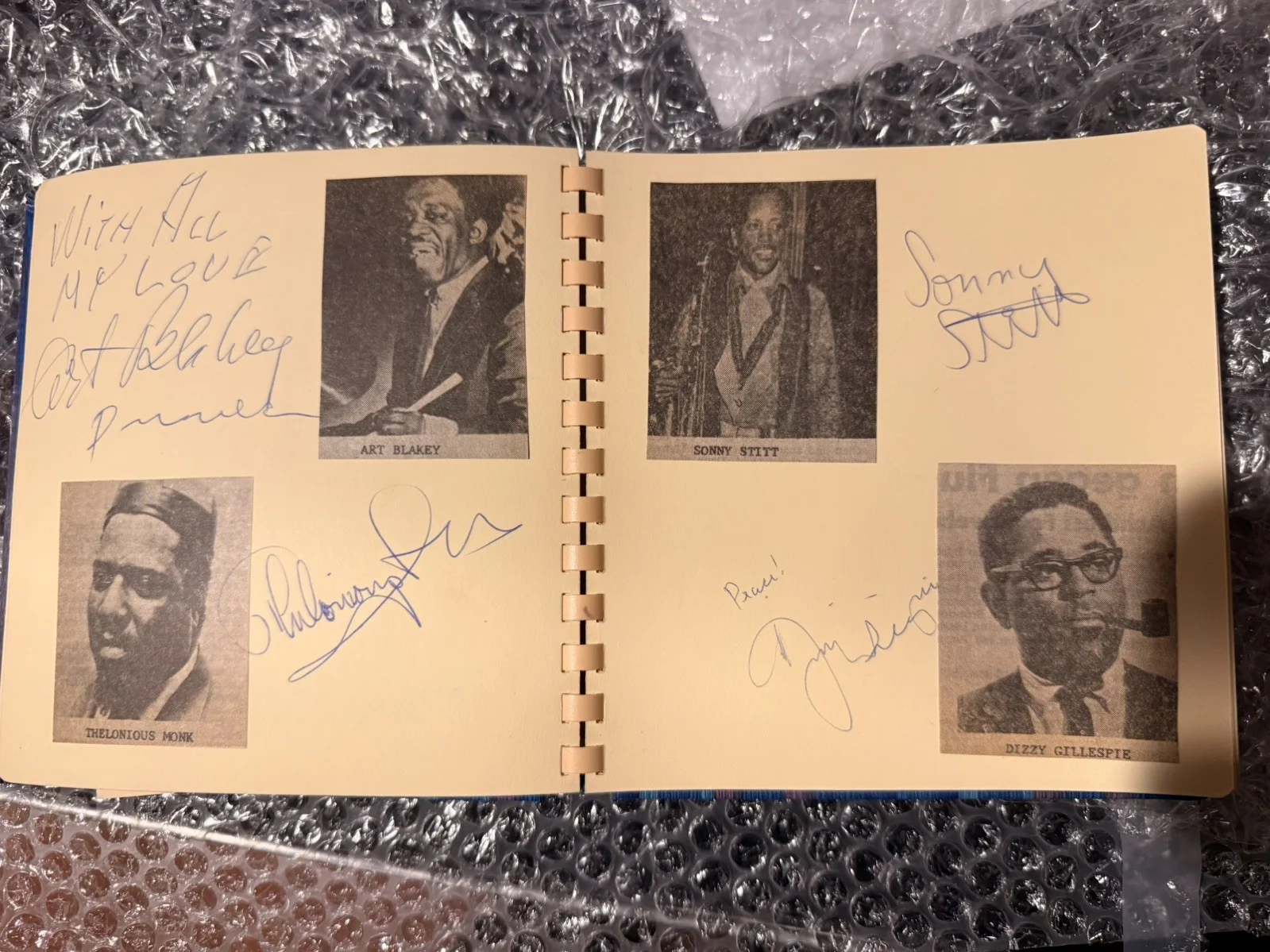 Legendary Jazz Musicians Signed Scrapbook Very Rare Autographs, изображение 3