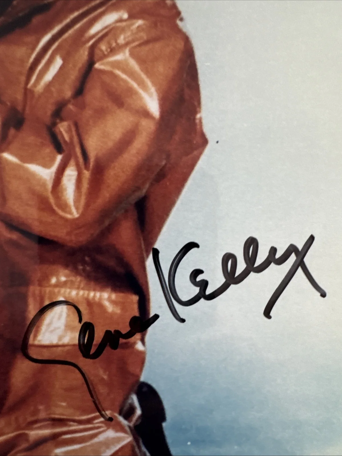 GENE KELLY & DEBBIE REYNOLDS SIGNED 8x10 Color Photo SINGING IN THE RAIN, изображение 3