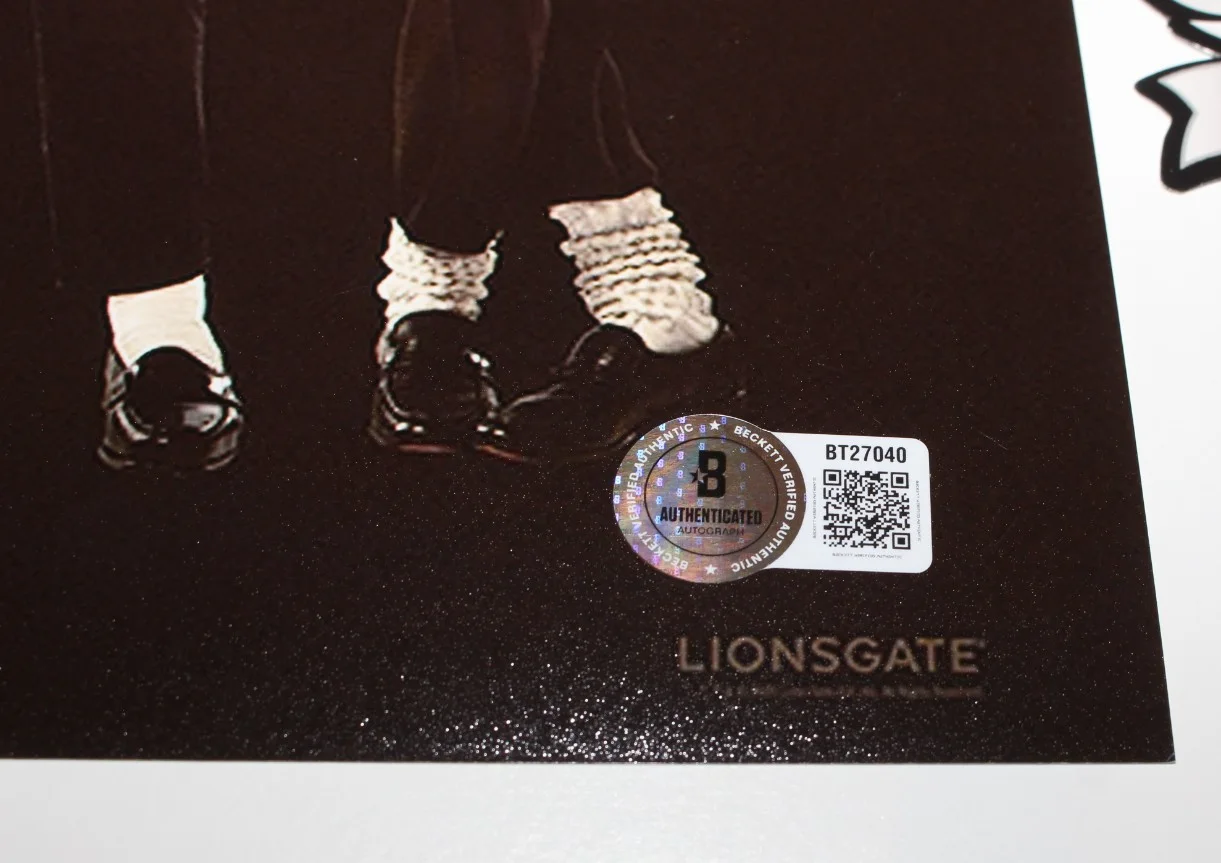 DIRECTOR ANTOINE FUQUA SIGNED 'MICHAEL JACKSON' 12x18 MOVIE POSTER BECKETT COA, изображение 3