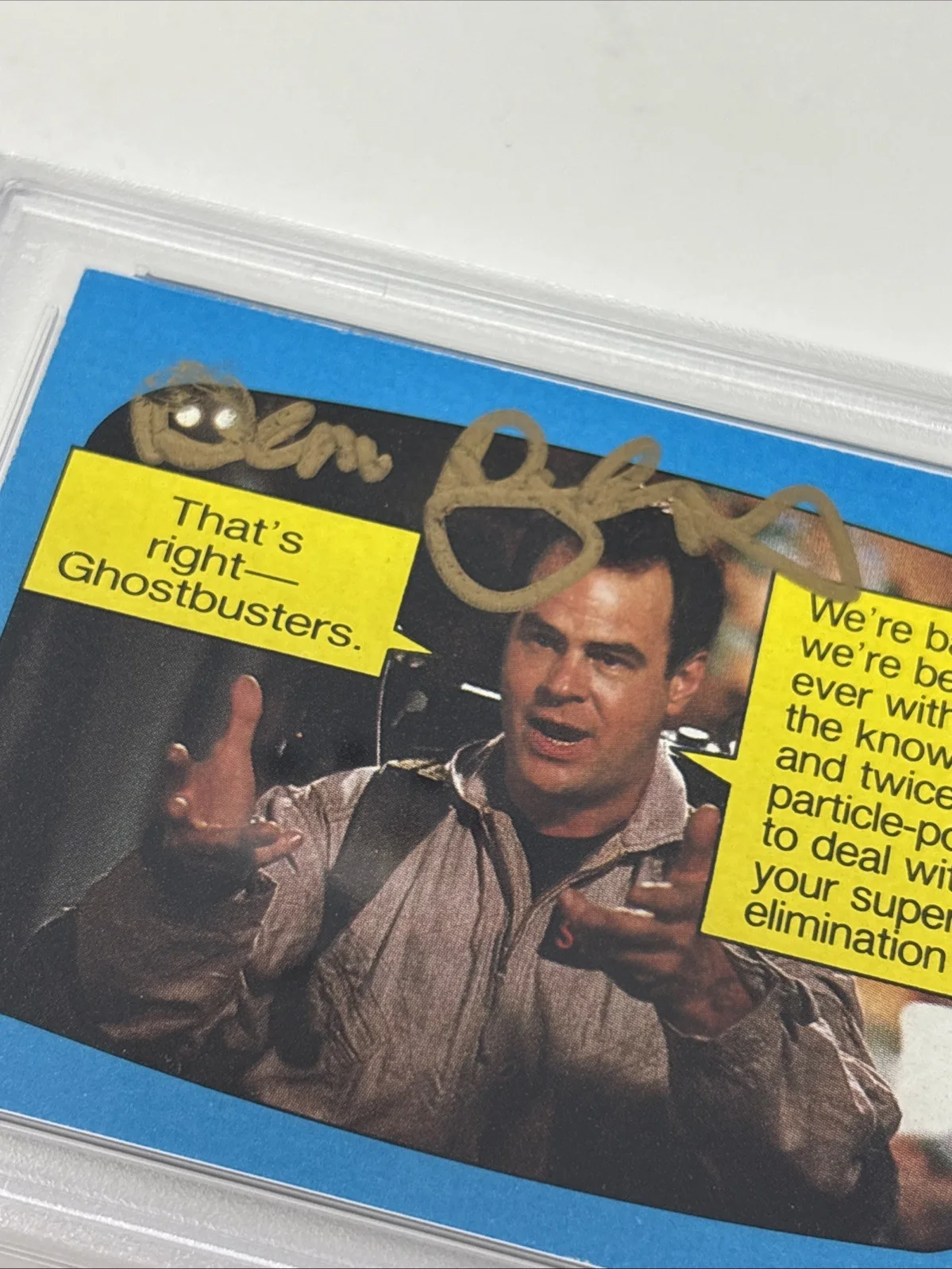 Dan Aykroyd — Dan Aykroyd Autographed Signed 1989 Columbia Ghostbusters II Card #37 PSA Auth, image 2