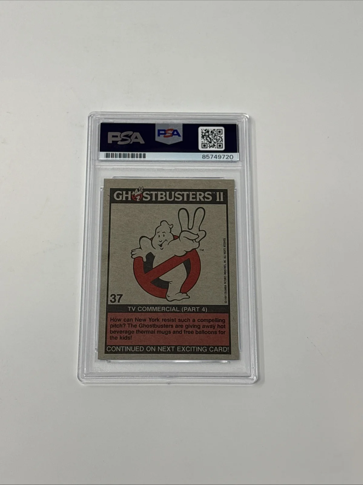 Dan Aykroyd — Dan Aykroyd Autographed Signed 1989 Columbia Ghostbusters II Card #37 PSA Auth, image 3
