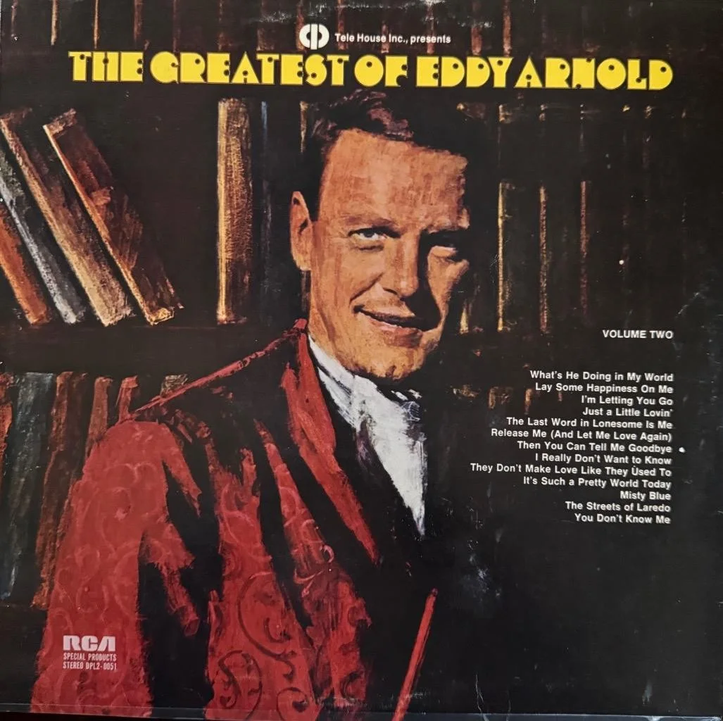 EDDY ARNOLD SIGNED AUTOGRAPH LP ALBUM "THE GREATEST OF EDDY ARNOLD", image 2