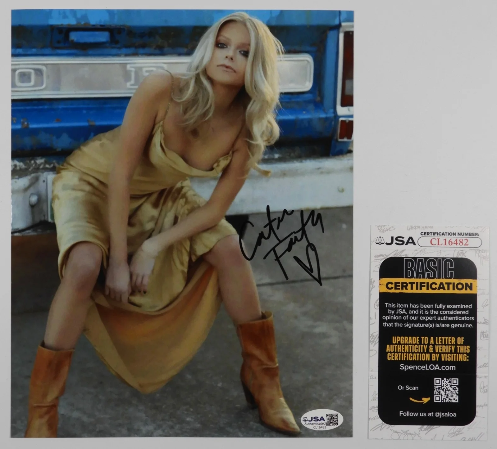 Carter Faith JSA Signed Autograph 8 x 10 Photo Country Music Star, изображение 2